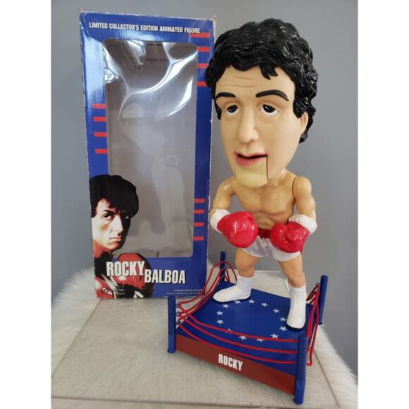 FOR PARTS Rocky Balboa Large 18" Animated Figure 2002 Gemmy - Picture 1 of 11